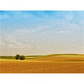 Klaus Gerken Feldlandschaft Puzzle – 1000 Teile, 64 x48 cm