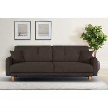 3-Sitzer Triplo Sofa mit Bettfunktion und Kissen