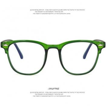 Computerbrille mit Blaulichtfilter, runder Rahmen, für Männer und Frauen, rosa klar