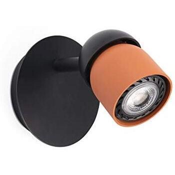 Coco Lampada Da Parete nero/terracotta 1L
