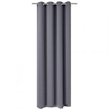 Sonata Blackout Curtain with Metal Eyelets 270x245 cm Grey