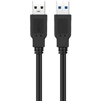 Cabo USB 3.0 1.8m Tipo A Macho > Tipo A Macho Preto