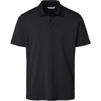 Vaude essential kurzarm poloshirt schwarz