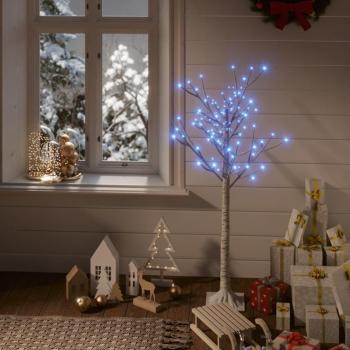 Sapin de Noël artificiel 120 LED bleu 1,2 m Int/Ext