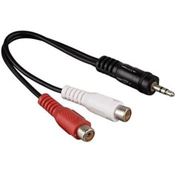 Hama 2 x RCA auf 3.5 mm Audio-Adapter