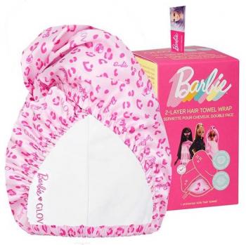 Toalla Turbante de Satén y Tela Barbie
