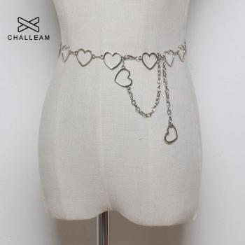 Thin Metal Chain Belt for Women