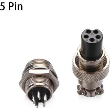 1 Paar GX12 12mm Männlich Weiblich Stecker Buchse für Luftfahrtanwendungen