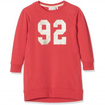 NAME IT Nitessine Ls Swe Dress Unb Mini, Vestido de Sudadera para Niñas, Rosa