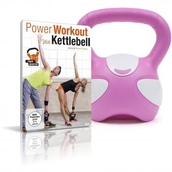 Yoga & Kraft: Yogistar 3 kg Kettlebell‑Set (inkl. DVD)