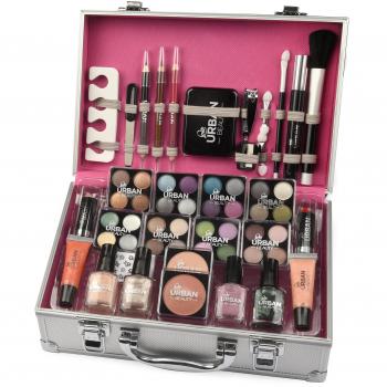 Downtown Diva Set – 60‑Piece Compact Beauty Travel Box