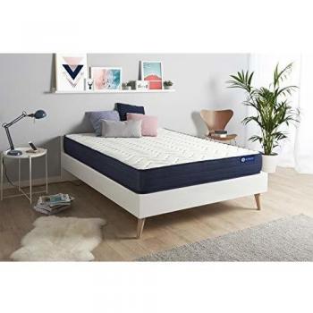 Actisom Matelas 140 × 200 cm Mémoire de Forme – 22 cm – Très Ferme – 5 Zones de Confort