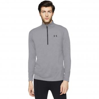 Under Armour Ua Tech 1/2 Zip 2.0, T-Shirt à manches longues Homme, Gris