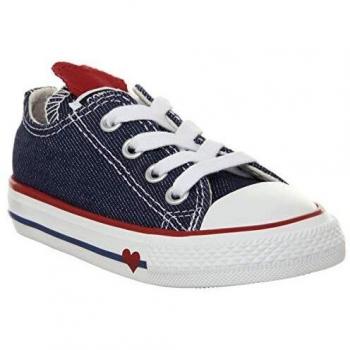 Converse Chuck Taylor All Star Sucker for Love Denim OX Mädchen‑Lowtop Blau 26