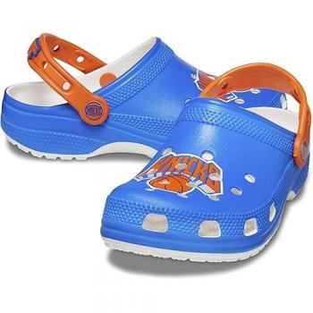 Crocs Pantoletten Classic NBA New York Knicks Clog 208862 Weiß 37,5 Unisex