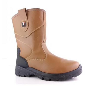 Tuffking Glacier Rigger Workboot – Steel Toe, Tan, 11 GNS90501