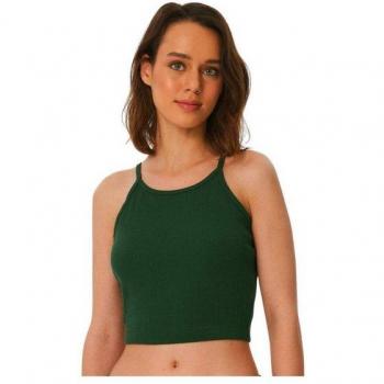 Leela Eco-Friendly Damen Ripp Crop Top
