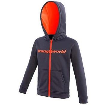 Trangoworld Kids Jacket Unisex, Anthrazit-Orange, 10A