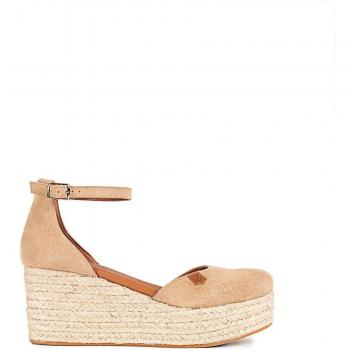 Scarpa leggera espadrilla con zeppa in tonalità beige, EU 36