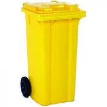 Refuse Container 80 Litre 2-Wheel Yellow