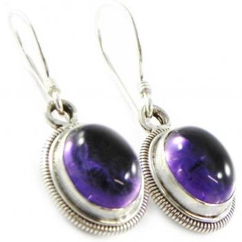 Silver Amethyst Heaven Earrings – Lily's Violet Collection