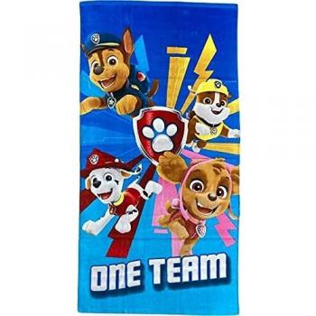 Drap de plage Paw Patrol en coton avec impression Rubble