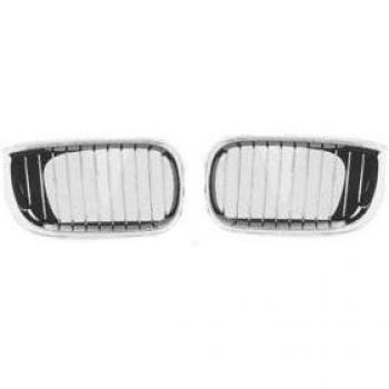 Calandre Gauche Entièrement Chromée pour BMW Série 3 E46 Sedan (2001-2005)