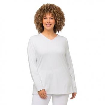 Set Maglia Funzionale da Sci e Fascia Versatile, Donna, Bianco, Taglia: 16/18, Poliestere