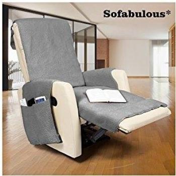 Hasêndad Sofa-Schutzhülle „Sofabulous“ mit Taschen – Grau