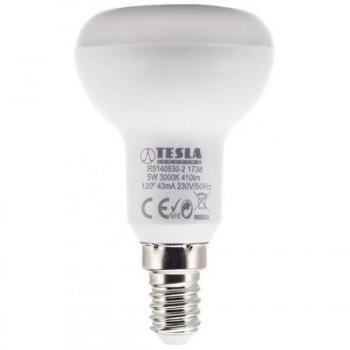 Tesla LED žárovka reflektor R50/E14/5W/230V/450lm/25 000h/3000K teplá bílá/180st