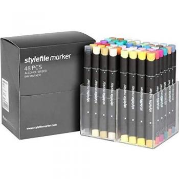 48‑Color Stylefile Marker Bundle – Extended Edition