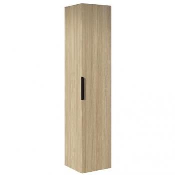 Bernstein Colonne de Rangement – Armoire Suspendue 35x165x35 cm, Porte Soft‑Close, Poignée Métal, Bois Laqué
