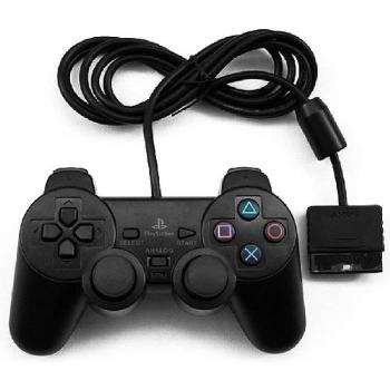 Gamepad negro con cable para PS2