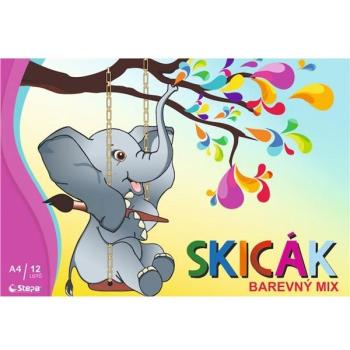 Artbook A4 – 12 stránek, 180 g/m², vícenásobný barevný set