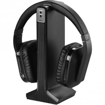 Thomson Wireless Over-Ear Funk Headphones with TV/HiFi/Smartphone/Tablet/PC/Laptop Compatibility and 20m