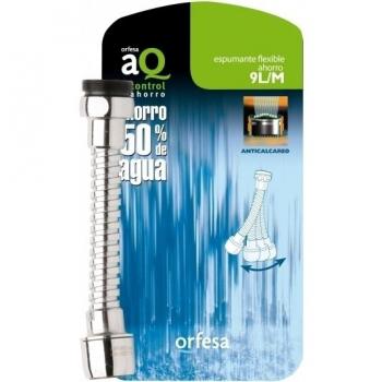 ORFESA ES-193.2.00 AIREADOR FLEXIBLE LATON CROMO H22 Y M24 AHORRO 9 L/MIN
