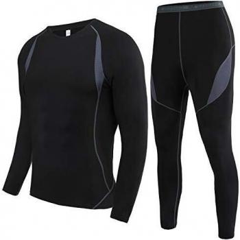 Haine Intimo Termico Uomo Base Layer Nero S