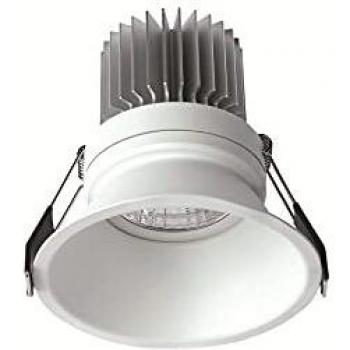 Formentera LED-Einbaustrahler, 12 W, 3000 K, 1020 lm, mattweiß, 3 Jahre Garantie