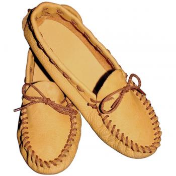 Realeather Crafts Leathercraft Kit Scout Moccasin-Size 12/13, Leather, Golden Brown