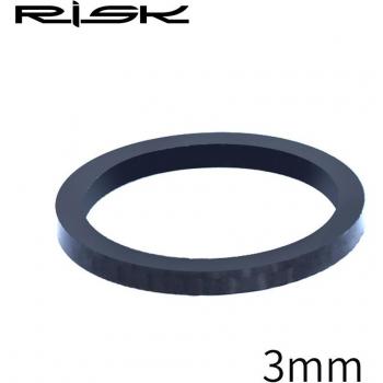 Entretoise de réglage RISK pour tige de casque de vélo en fibre de carbone, 1-1/8 28.6mm 1-1/4 31.8mm OD2