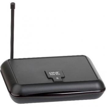 OneForAll 2,4 GHz WLAN TV‑Sender für SCART‑Fernseher – Schwarz – Modell SV1715