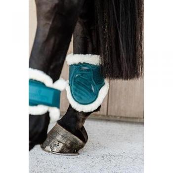 Kentucky Horsewear Streichkappen Young Horse Velvet mit veganem Fell Springgamaschen