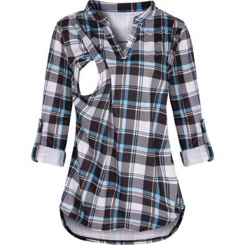 TELOTUNY Long Sleeve Nursing T-shirt