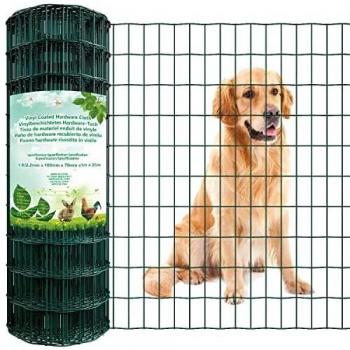 Grillage PVC Métallique Amagabeli Vert RAL6005 Bordure Jardin