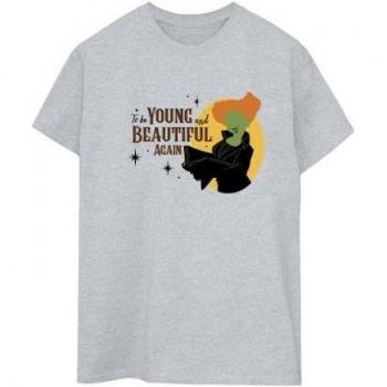 Disney Girl’s Hocus Pocus “Be Winifred” Cotton Shirt – 2XL Grey