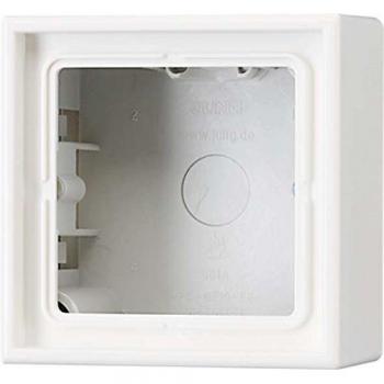 Jung AP-Kappe 1-fach ws angeformter Rahmen LS 581 A W