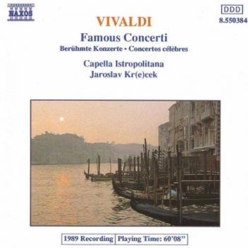 VIVALDI Famous Concertos (Krecek, Capella Istropolitana) (CD) Album