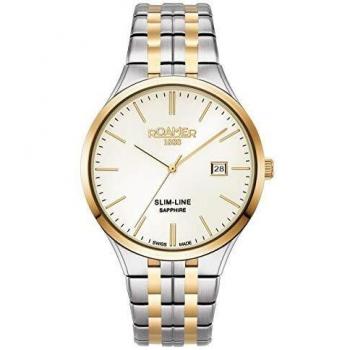 Mens Roamer Swiss Quartz Stainless Steel Strap Watch