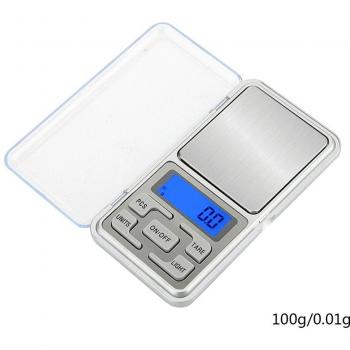 Digital Pocket Scale 100‑500 g con Luz LED