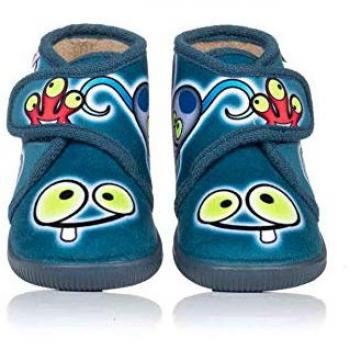 Chaussons Douillets Vulladi 9105-140 Bleu